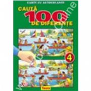 Cauta 100 de diferente 4, carte color cu autocolante