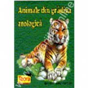 Animale din gradina zoologica (pliant color cartonat)