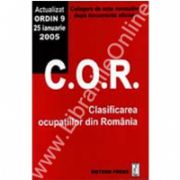 Clasificarea ocupaţiilor din România (actualizat ORDIN 9 - 25 ianuarie 2005)