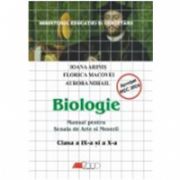 BIOLOGIE. MANUAL PENTRU SCOALA DE ARTE SI MESERII - CLASELE a-IX-a SI a X-a