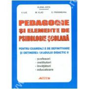 Pedagogie si elemente de psihologie scolara