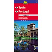 Hartă rutieră Spania, Portugalia