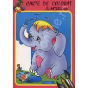 Elefantelul. Carte de colorat cu abtibilduri