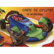 Masina. Carte de colorat cu abtibilduri