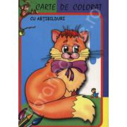 Pisicuta. Carte de colorat cu abtibilduri