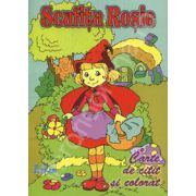 Scufita rosie. Carte de citit si colorat
