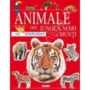 Animale din jungla, mari si munti - carte cu abtibilduri