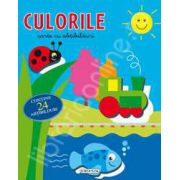 Culorile - carte cu 24 abtibilduri