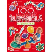 Primele 100 de cuvinte in spaniola carte cu abtibilduri