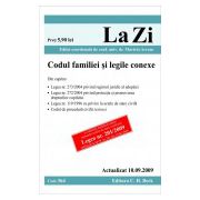 Codul familiei si legile conexe (actualizat la 10.09.2009)