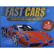 Fast Cars - carte cu sabloane (6 supermasini de desenat dupa sablon)