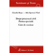 Drept procesual civil. Partea speciala. Caiet de seminar