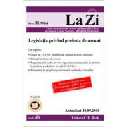 Legislatia privind profesia de avocat. Actualizat la 20.09.2011