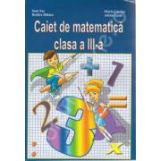 Caiet de matematica clasa a III-a