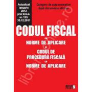 Codul fiscal cu norme de aplicare si codul de procedura fiscala cu norme de aplicare (Actualizat ianuarie 2012 prin O. U. G. nr. 125/30. 12. 2011)