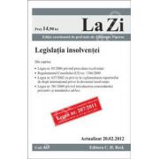 Legislatia insolventei (actualizat la 20.02.2012)