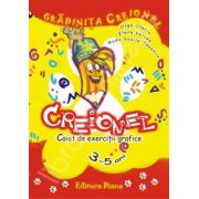 Gradinita Creionel - caiet de exercitii grafice 3-5 ani