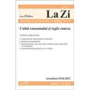 Codul consumului si legile conexe (actualizat la 25.04.2012)