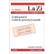 Codul penal si codul de procedura penala (actualizat la 15.06.2012)