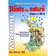 Stiinte ale naturii, manual pentru clasa a III-a (Sorina Cuzum)