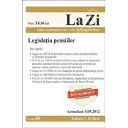 Legislatia pensiilor (Actualizat la 5.09.2012 )