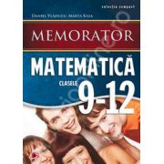 Memorator de matematica, pentru clasele IX-XII