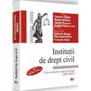 Institutii de drept civil - Curs selectiv pentru licenta 2009/2010