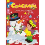 Craciunul - Omul de zapada (Carte de colorat)