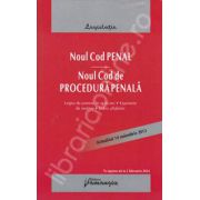 Noul Cod penal - Noul Cod de procedura penala. Legea de punere in aplicare, expuneri de motive si index alfabetic. Actualizat 14 noiembrie 2013