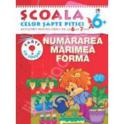 Numararea, marimea, forma. Activitati pentru copiii de la 6 la 7 ani - carte cu jocuri