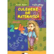 Culegere de matematica clasele II-IV (Aurel Maior, Vasile Blaga)