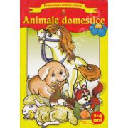 Prima mea carte de colorat Animale domestice. 3-4 ani