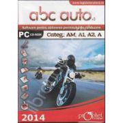 CD, Software curs de legislatie, ABC Auto v. 3. 0 - Categoriile AM, A1, A2, A - Actualizat 2014