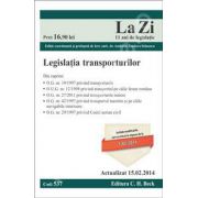 Legislatia transporturilor. Actualizat la 15.02.2014 (Cod 537)