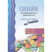 Culegere de exercitii si probleme pentru concursul Gazeta Matematica junior. Clasa a III-a, clasa a IV-a