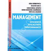 Verboncu Ion, Management. Eficienta, eficacitate, performante