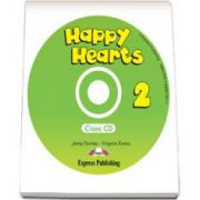 Curs pentru limba engleza Happy Hearts 2 Class CD (Virginia Evans)