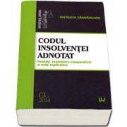 Nicoleta Tandareanu, Codul insolventei adnotat. Noutati, examinare comparativa si note explicative