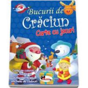 Bucurii de Craciun - Carte de colorat si activitati cu autocolante