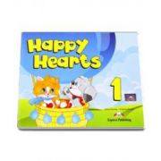 Curs pentru limba engleza Happy Hearts 1 Pupils Pack (Song Cd, Dvd, Press outs, Stickers, Extra Holiday Activities)