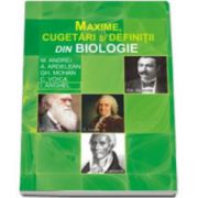 MAXIME, CUGETARI SI DEFINITII DIN BIOLOGIE