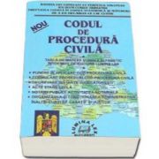 Codul de procedura civila 2015. Tabla de materii si index alfabetic (Nou)