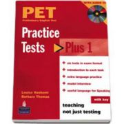 Practice Tests Plus PET 1 with key and audio CD pack (Barbara Thomas)