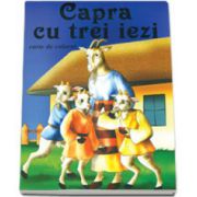Capra cu trei iezi - Carte de colorat, format 16, 5x23, 5 cm