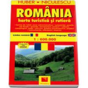 Huber. Harta Romania - Turistica si rutiera (La scara de 1: 600. 000)