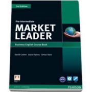 Market Leader Pre-Intermediate level 3rd Edition Coursebook and DVD-Rom pack (Simon Kent)