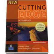 New Cutting Edge Intermediate Studdents Book with mini-dictionary and CD-Rom pack (Sarah Cunningham)