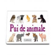 Pui de animale - Pliant cartonat cu imagini color