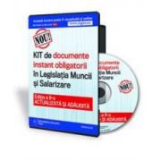 KIT-ul de documente instant obligatorii in Legislatia Muncii si Salarizare - Format CD
