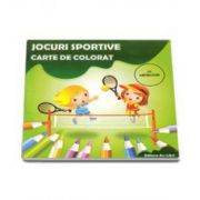 Jocuri sportive. Carte de colorat cu abtibilduri
